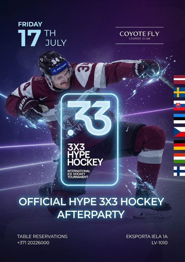 OFFICIAL HYPE 3X3 HOCKEY AFTERPARTY