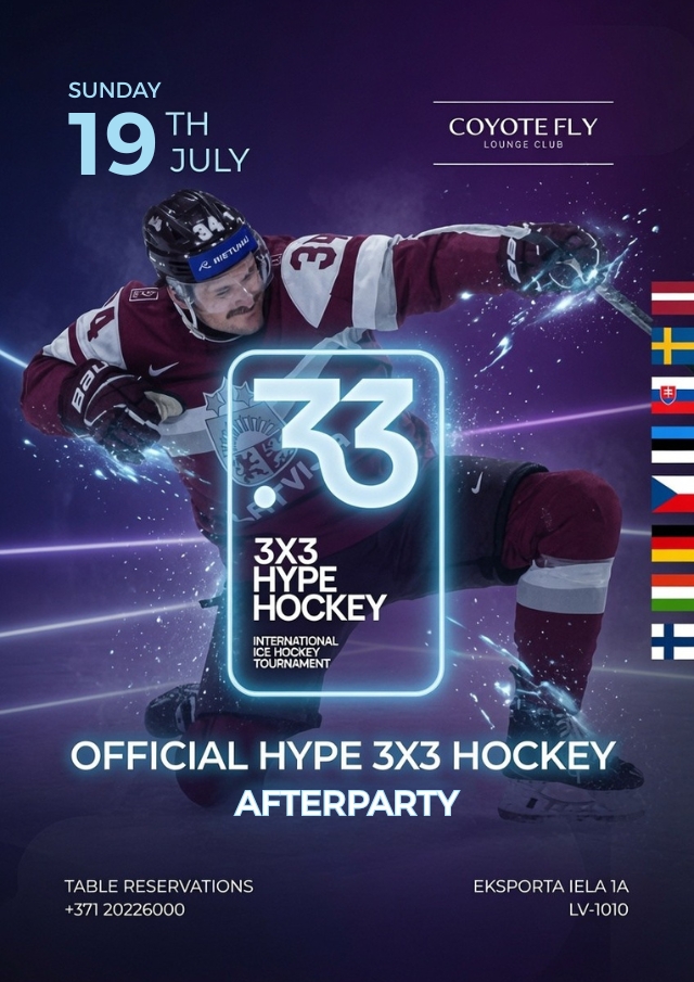 OFFICIAL HYPE 3X3 HOCKEY AFTERPARTY